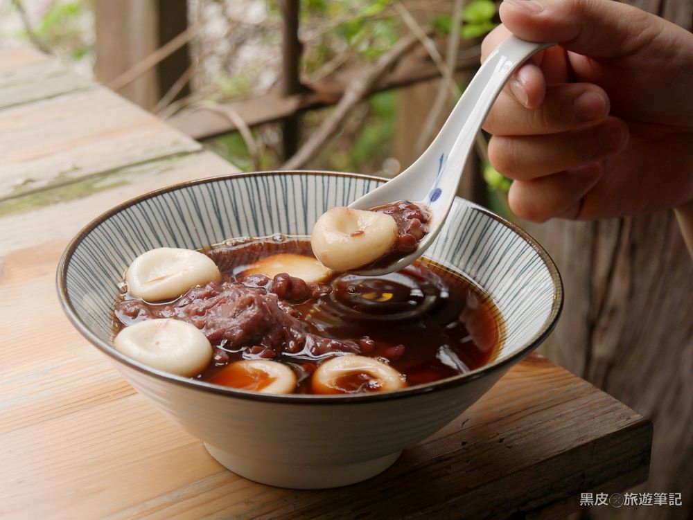 味本物柴燒紅豆湯。花蓮美食│藏匿巷弄裡的花蓮隱藏美食/抹茶控必吃/花蓮平價小吃