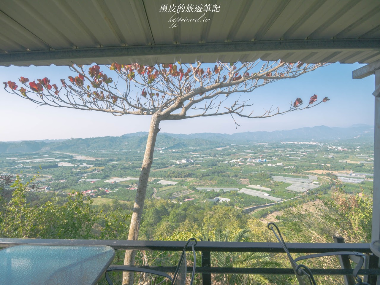 台南景點。老鄉長景觀餐廳｜藏隱深山的超秘境下午茶餐廳，遠眺整片嘉南平原