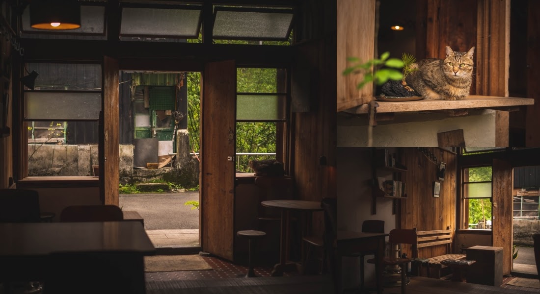 新北景點。羊水咖啡｜藏匿山林水潭間的文青咖啡廳，鐵道旁的秘境老屋